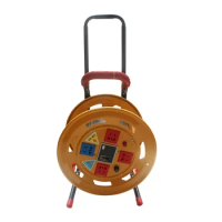 1pc Cable reel plate mobile wire plate extension cable cord reel hand bobbin winder winding drum roll