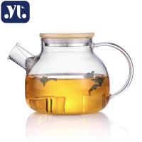 【Yihthai】耐熱玻璃壺 1000ml 1入(玻璃壺 水壺 玻璃瓶)