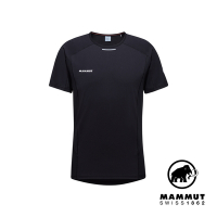 【Mammut長毛象】Aenergy FL T-Shirt Men 機能輕量抗菌短袖T恤 男款 黑色 #1017-05000