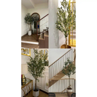 Premium Artificial Olive Tree & Eucalyptus Tree PLANT {provides quality, even though it's not the ch