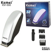 KEMEI KM-666 High Quality Kemei Electric Hair Clipper Household Battery Hair Trimmer Mini Hair Trimmer