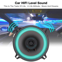 1 Piece 4/5/6.5 Inch 100/160W Car HiFi Coaxial Speaker Universal Auto Audio Music Stereo Subwoofer Full Range Frequency Speakers