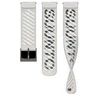 Suunto 22mm Athletic 5 矽膠錶帶（珍珠白）