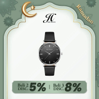 JIMS HONEY - JT 8123 - Jam Tangan Wanita Berlian Elegan Kulit Watches