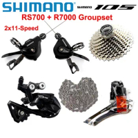 SHIMANO RS700 + R7000 Groupset 105 R7000 Derailleurs ROAD Bicycle SL+FD+RD+CS+CN Front Derailleur Rear Derailleur