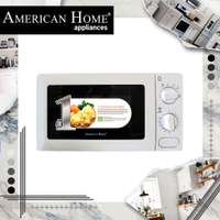 American Home AMW-22W Microwave Oven 20L Mechanical Control Color White