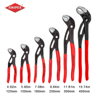 KNIPEX High-Tech Cobra Water Pump Pliers with Fast Adjustable Pliers for Water Pump,Home Repair,Plumbing,Gripping NO.87 01-6PCS