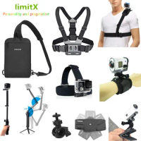 Accessories kit for Gopro Hero SJCAM xiaomi yi Sony RX0 X3000 X1000 AS300 AS200 AS100 AS50 AS30 AS20 AS15 AS10 AZ1 Action camera
