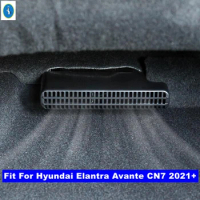 Car Seat Bottom AC Air Duct Vent Anti-blocking Plastic Protection Cover Accessories For Hyundai Elantra Avante CN7 2021 - 2023