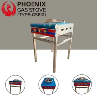 Kompor 1 dan 2 Tungku Kwali Range Tekanan Tinggi / Kwali Range High Pressure With Soup Bowl PHOENIX 