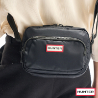 HUNTER - 尼龍側背包-黑色
