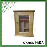 Kotak P3K Onemed - First Aid Box Kotak P3K Dinding Kayu