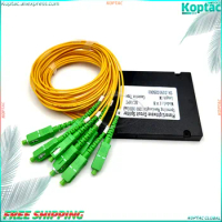 Wholesale SC/ APC 1X8 PLC Singlemode Fiber Optic Cable Splitter High Quality Fiber Splitter Box