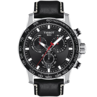 【TISSOT 天梭】Supersport 三眼計時手錶-45.5mm(T1256171605100)