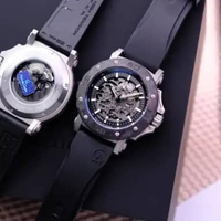 JAM TANGAN PRIA ALEXANDRE CHRISTIE AC9205 / AC 9205 AUTOMATIC CASE CARBON ORIGINAL - black polos bla