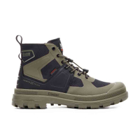 PALLADIUM PAMPA X TECH EXP WP+男女休閒鞋-墨綠-74067309