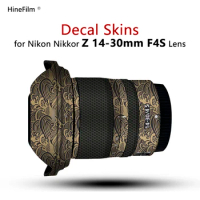 NIKKOR Z 1430 F4s / 14-30 f4s Lens Vinyl Wrap Stickers For NIKON Z 14-30mm f/4 S Lens Decal Protector Coat Cover Film