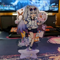Anime Game Honkai Impact 3 Elysia Cute Little Girl Homu Acrylic Stand Model Plate Desk Decor Standing Sign Character Fans Gifts