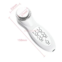 Beauty device, photon rejuvenation, vibration massage, lifting, tightening, cleaning, and pore massage device