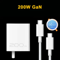 200W GaN Super Flash Charger for Vivo iQoo 10 Pro 10 9T 9 Pro 8 Pro 7 Compatible with 120W 66W 1.5M 10A Fast Charging Cable PPS