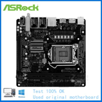 Z370M-ITX For ASRock Z370M-ITX/ac Computer Motherboard LGA 1151 DDR4 Z370 Desktop Mainboard Used Core i5 9600K i7 9700K Cpus