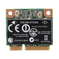 Thẻ không dây PCIe nửa mini, Card không dây Wlan, RT5390, SPS 670691-001, cho RaLink HP436 CQ45 SP