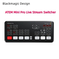 Blackmagic Design ATEM Mini Pro Switcher ATEM Mini Pro Live Stream Switcher Multi-view and Recording New Features