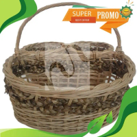 Keranjang Tempat Buah dan Air Mineral Aqua Gelas Botol Toples Camilan Snack Serbaguna Dekorasi Akses