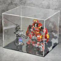 Display Case for LEGO Marvel Super Heroes Avengers: Infinity War The Hulkbuster Smash-Up 76104-NOT INCLUDE LEGO