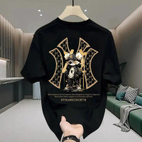 เสื้อยืด 100% ผ้าฝ้าย [แฟลชเซล!!] พร้อมส่ง! เสื้อยืดOversize ผ้าCOTTON100%ลาย \DYN AMIC NY\" เนื้อผ้
