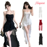 Hotpink ships from Bangkok.Women's fashion dresses.Dress with a slit at the top for a hot girl.The s