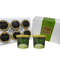 【新市農會】頂級毛豆冰淇淋-90g-杯-6杯-盒(2盒一組)