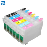 T0801 Refillable ink Cartridge for epson P50 PX650 PX700 PX800 PX710 PX720 PX810 PX820 R265 R285 R360 RX560 RX585 printer
