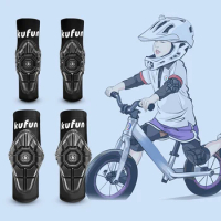 Soft Knee Elbow Pads for Kids 2-7 Years Old Balance Bike Children Bicycle Protector for Longboard Skateboard Inline Roller Skate