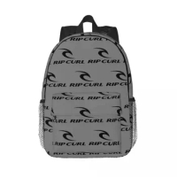 Rip Curl Logo Backpacks Boys Girls Bookbag Cartoon Children School Bags Laptop Rucksack Shoulder Bag Large Capacity