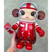 Original Classical Mega Space MOLLY 400% Collection Red Drinks Astronaut Molly Extra Figure Collection Decor