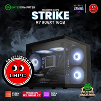 EK Gaming X LHPC - Strike R7 906XT 16GB - PC Rakitan Gaming Ryzen 7 5700X RX 9060 XT 16GB RAM DDR4 1