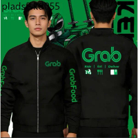 กันลม / กันแดดมีฮู้ด Grab Team Hoodie Jacket |Grabfood Zip-Up Sweatshirt | เสื้อฮู้ดมีซิป Grab งานผ้