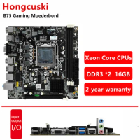 B75 MINI 17*19CM Motherboard For Intel LGA 1155 i3 i5 i7 E3 1230 1220 V2 V3 DDR3 16GB SATA3.0 USB PCI-E 3.0 VGA HDMI-Compatible