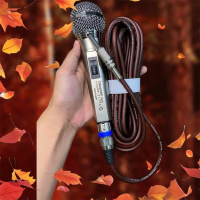 ￼Micro karaoke có dây TOMAHAWK thương hiệu Nhật Bản, mic hát nhẹ tiếng, trong  dùng cho dàn karaoke 