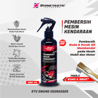 STC Cairan Pembersih Blok Mesin Mobil Motor Non HF untuk kerak kotoran noda, oli, dan karat ringan -