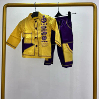 Stelan baju anak laki-laki kemeja dan celana anak laki-laki size 0 free peci merek dannis