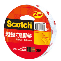 【3M】超強力雙面膠帶 24mmx5Y 669(手作 美勞 事務 學生)