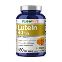 美國NusaPure 高含量葉黃素40毫克，180 粒膠囊(適合素食者） 