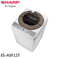SHARP 夏普 12KG 無孔槽洗衣機 ES-ASF12T