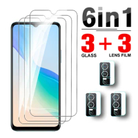 6in1 Camera Screen Protector On For Vivo Y76 5G Full Cover Tempered Glass For Vivo Y76s Vivoy76 Y 76 CellPhones Protective Film