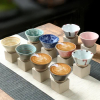 Coffee Cup Ceramic Retro Japanese Coarse Pottery Mug Creative Cup
