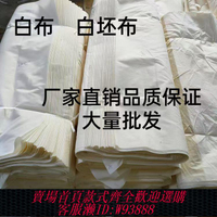 {臺灣公司貨 可打統編}白坯布服裝立裁白胚布純棉白棉布滌綸滌棉全棉扎染百米畫布包郵