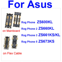 2PCS For Asus ROG Phone ZS600KL Z01QD 2 ZS660KL I001D 3 ZS661KS/KL 5 ZS673KS I005DA Inner FPC Battery Holder Clip on Motherboard