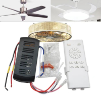 frequency conversion Ceiling Fan Remote Control Kit Light High Voltage Variable Frequency 6-speed Remote Receiver Controller
